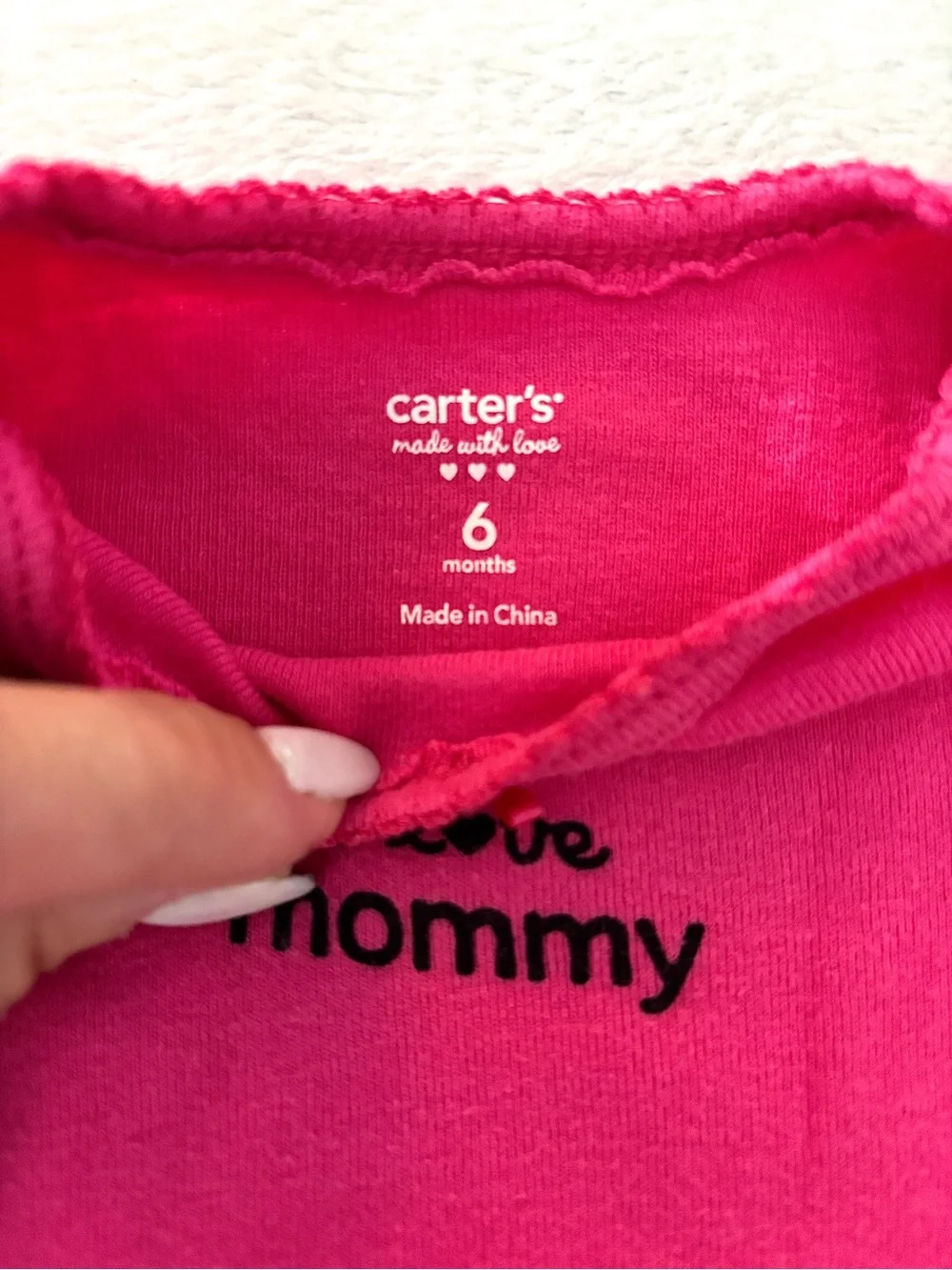 Carter's Bright Pink Long-Sleeve 